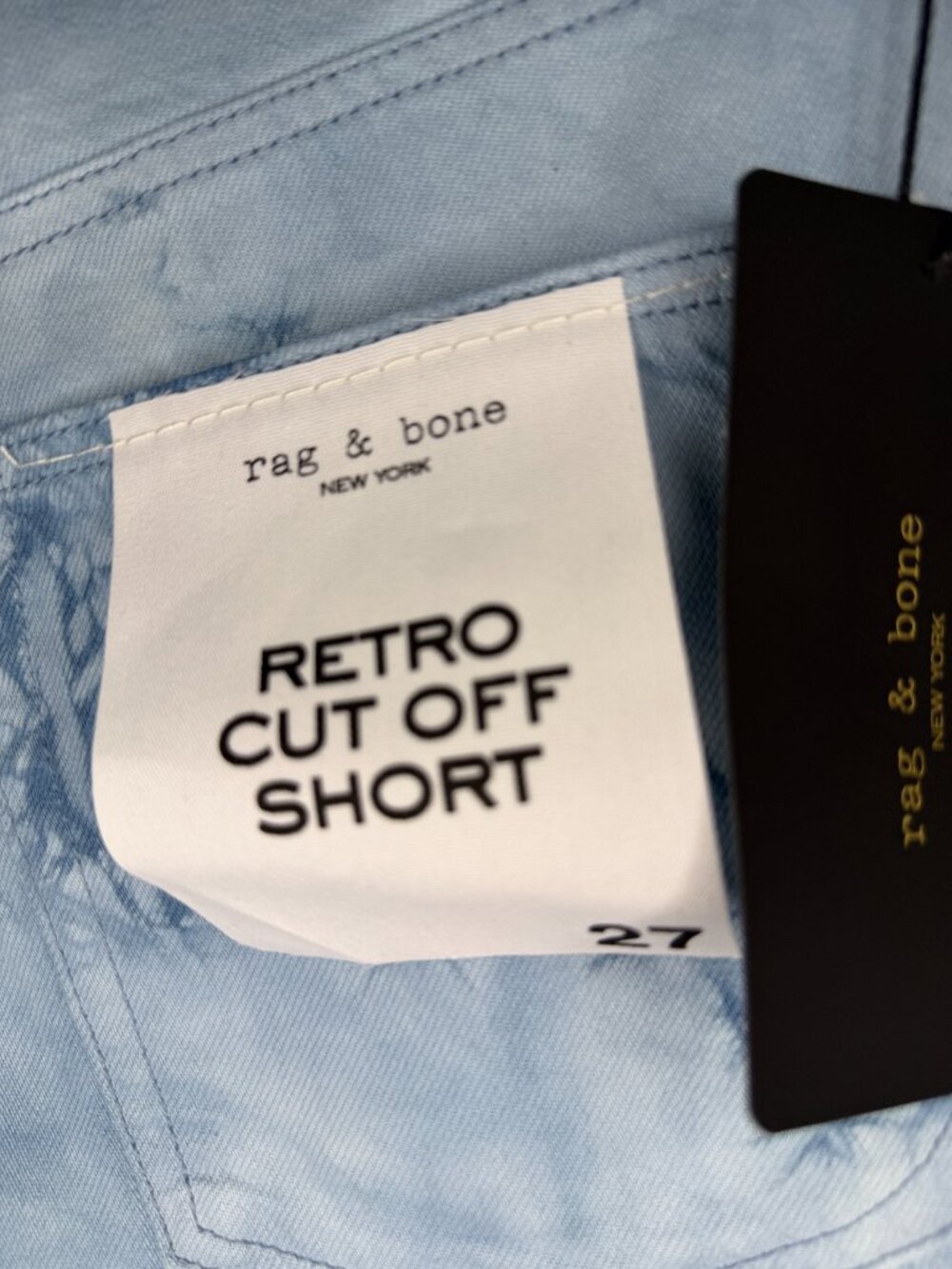 NWT Rag & Bone Tie Dye Retro Cut Off Shorts- 27- MSRP $248 - Picture 5 of 9